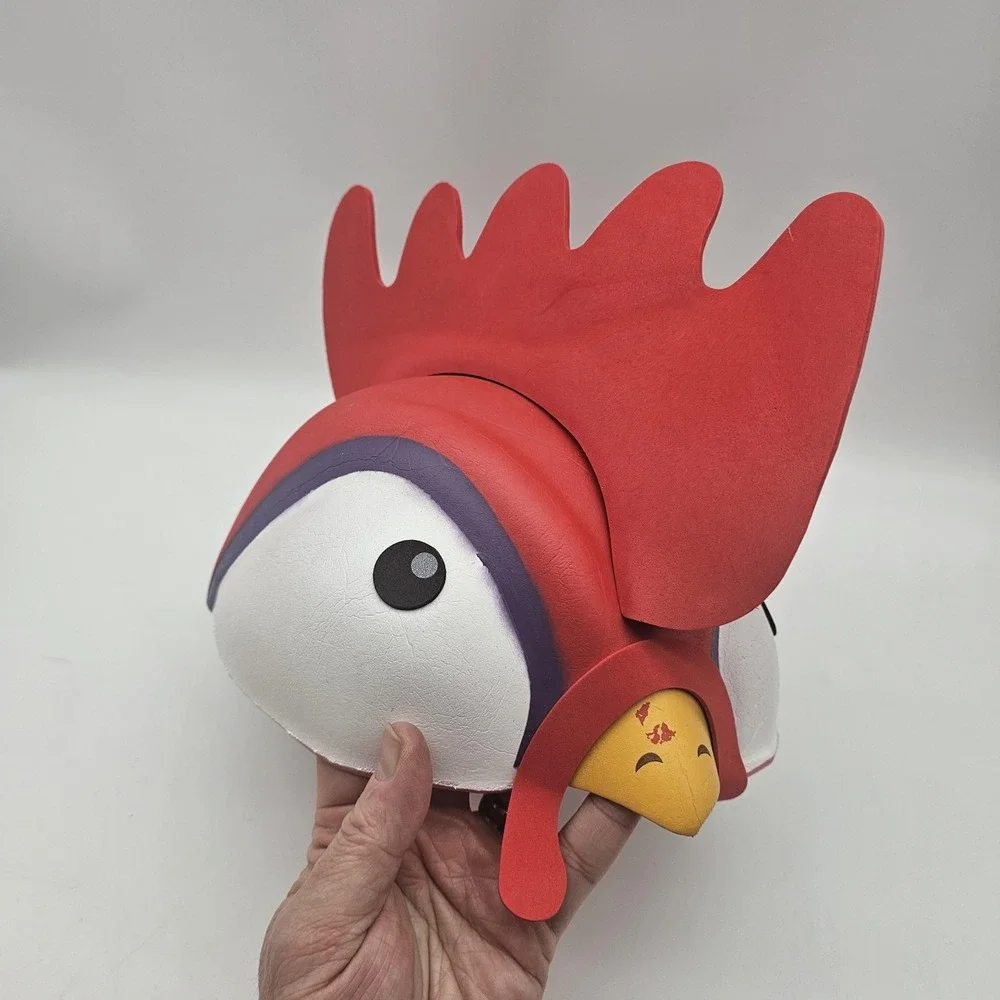 Disney On Ice Chicken Rooster Hat Red White Adult Costume Foam Toy Helmet